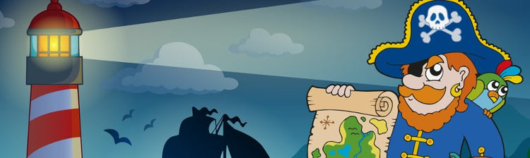Pirate Art by Wall Art Prints