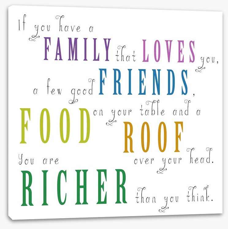 Richer than you think