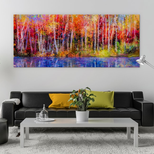 Aspen trees in fall