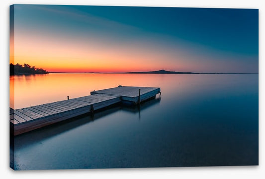 Gentle dusk jetty