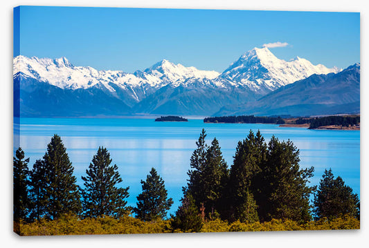 Peaks above Lake Pukaki