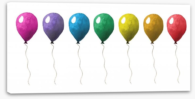 Seven balloons
