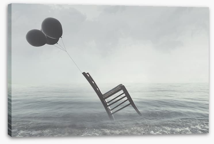 Floating into infinity