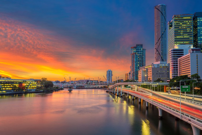 River City sundown