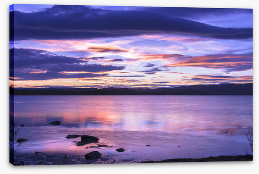 Moulting lagoon at dusk