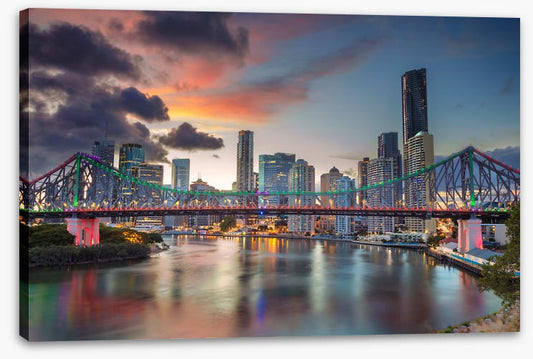 Story Bridge night lights