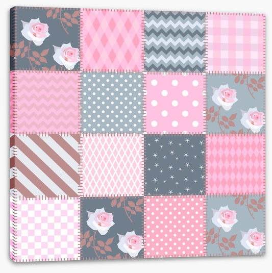 Pretty pink patchwork