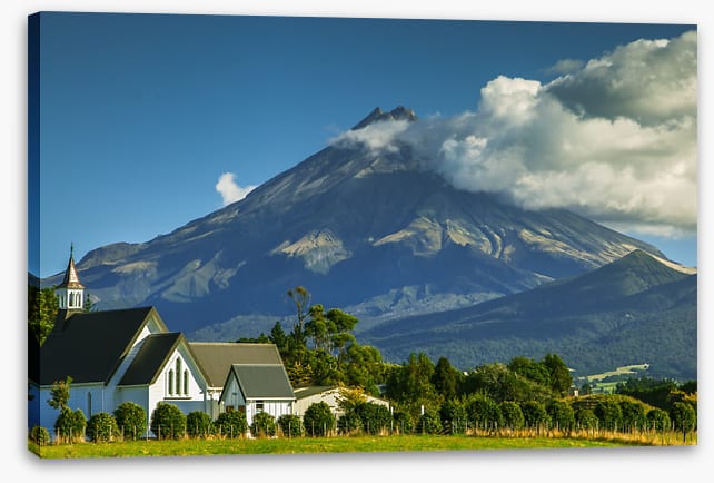 Mount Taranaki church