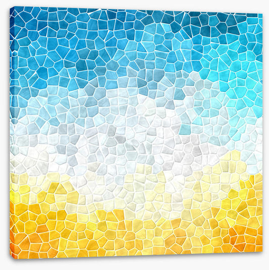 Beach day mosaic