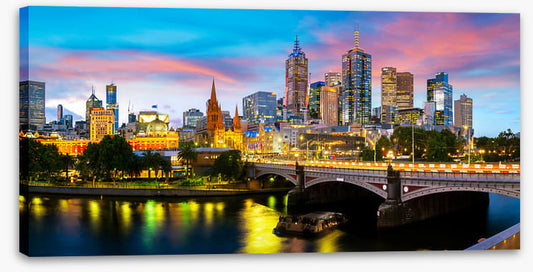 Yarra river twilight