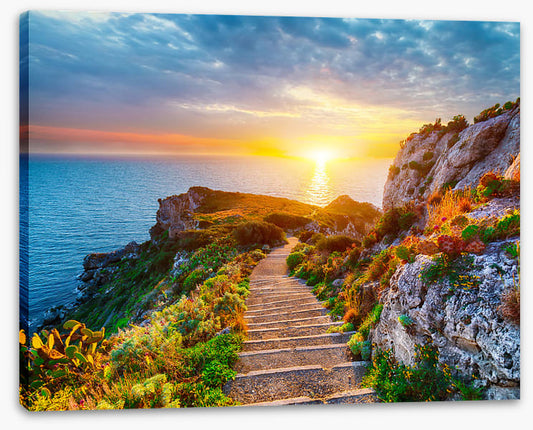 Steps to the sunset