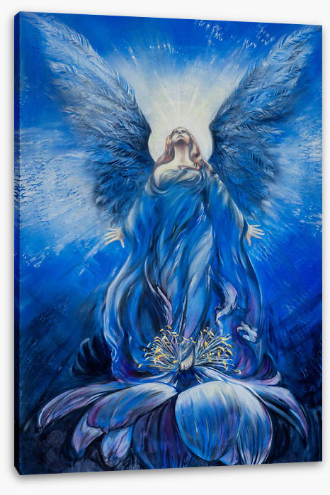 Blue lotus angel