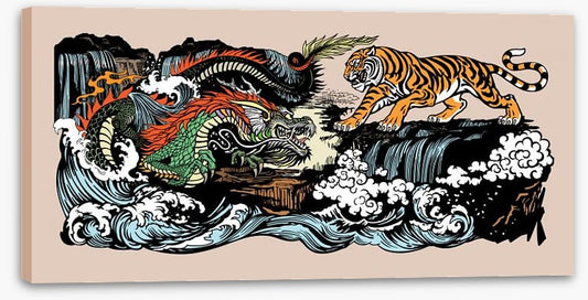 Dragon versus tiger