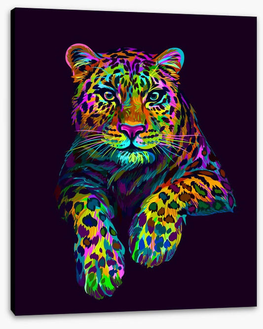 Neon leopard