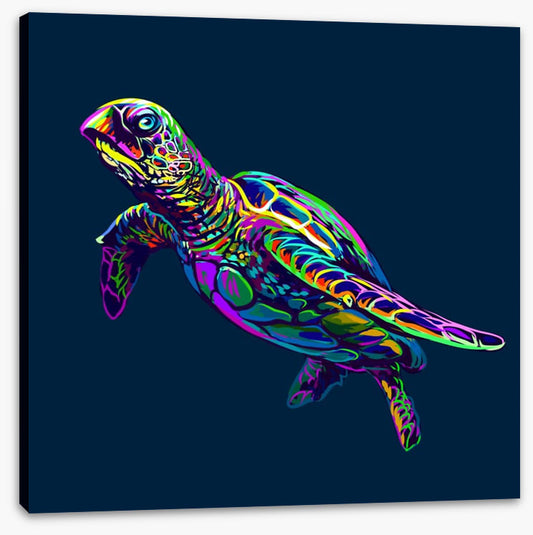 Neon turtle