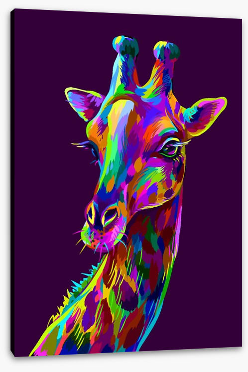 Neon giraffe