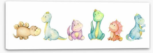Six little dinosaurs
