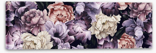 Purple peony panoramic