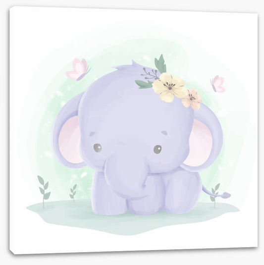 Baby elephant spring