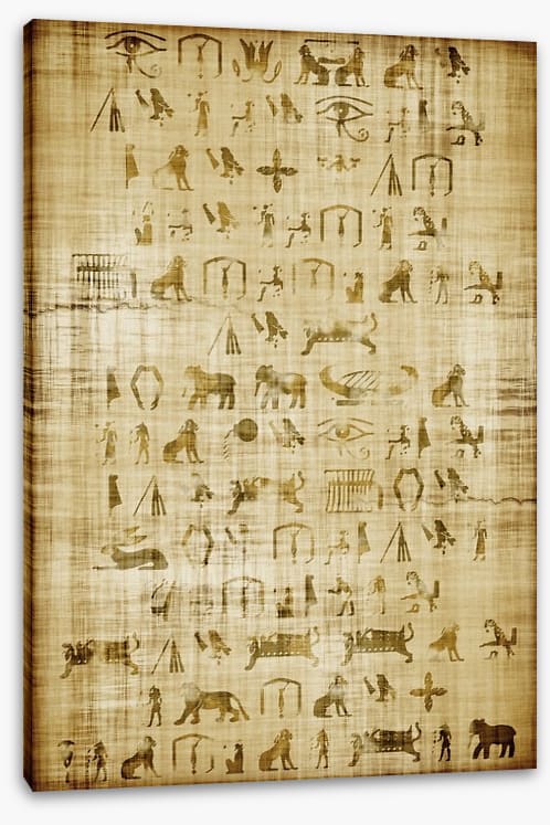 Papyrus pictograms