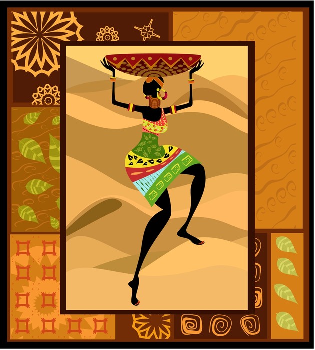 Dance of the tribal basket