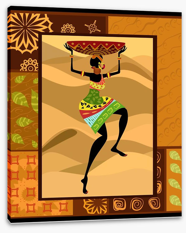 Dance of the tribal basket