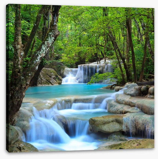 Erawan Waterfall in Kanchanaburi, Thailand