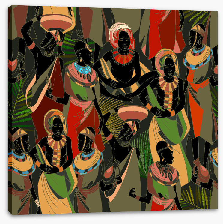 Gathering in green