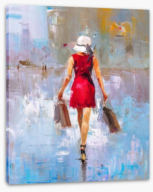 Shopping in the rain