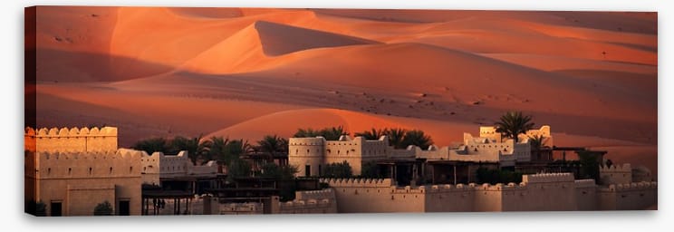 Desert dwellings panorama