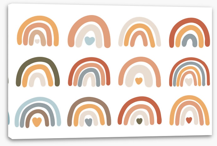 Twelve rainbows
