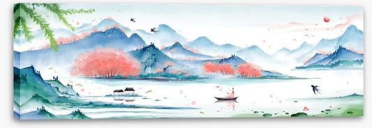 Spring lake panorama