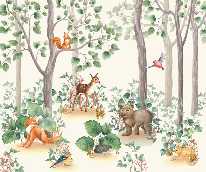 In the woods