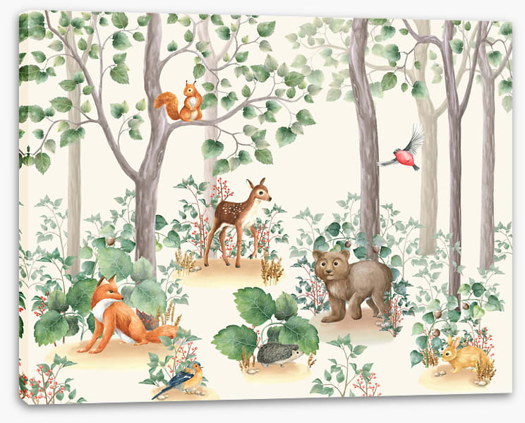 In the woods
