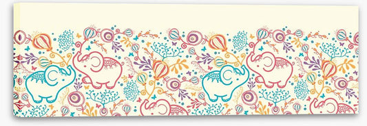 Elephant party panorama