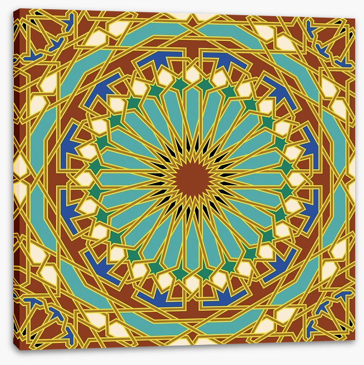Arabic glaze