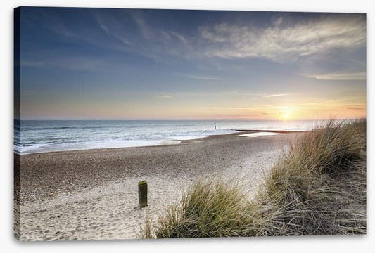 Sunset over the dunes