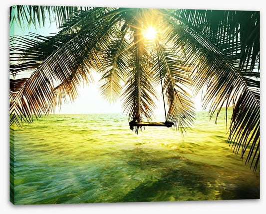 Palm tree swing