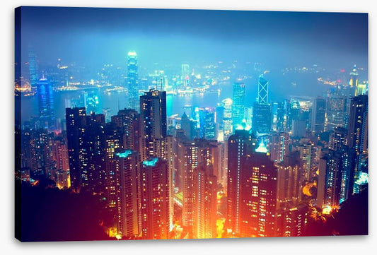 Hong Kong city lights