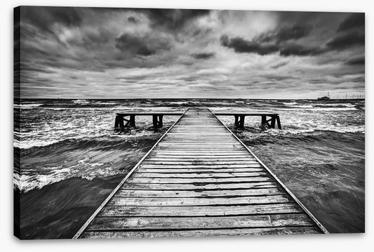 The old jetty and the storm