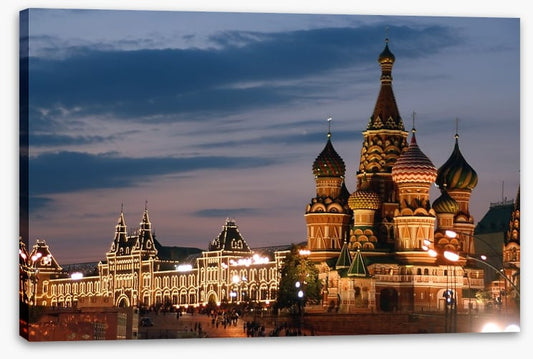 Red Square dusk, Moscow