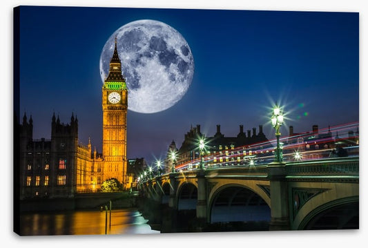 Westminster supermoon
