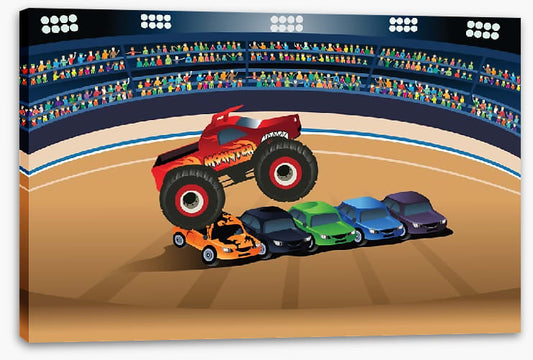 Monster truck jump