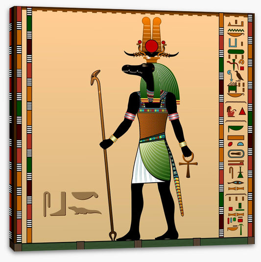 Sebek the crocodile god