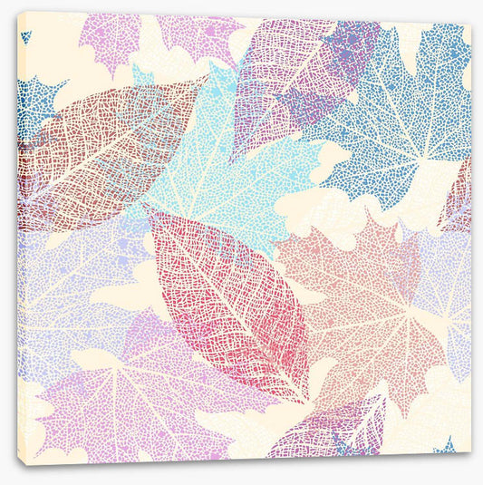 Pastel leaves