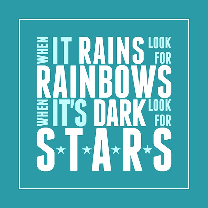 Rainbows and stars