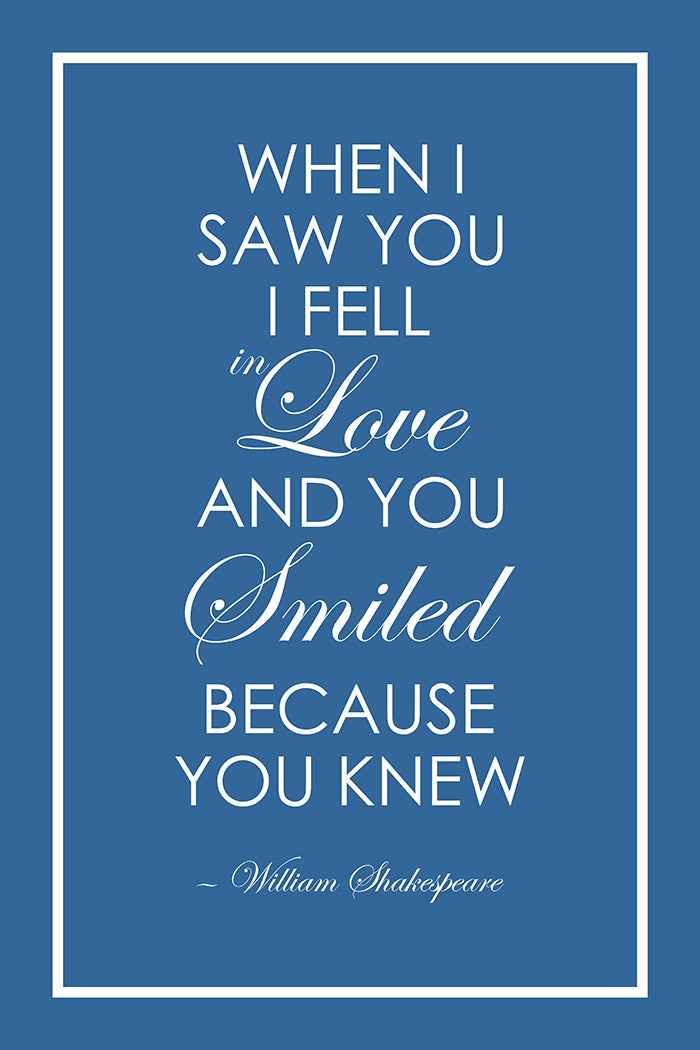 Because you knew