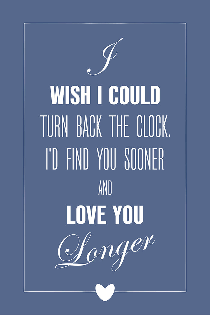 Love you longer