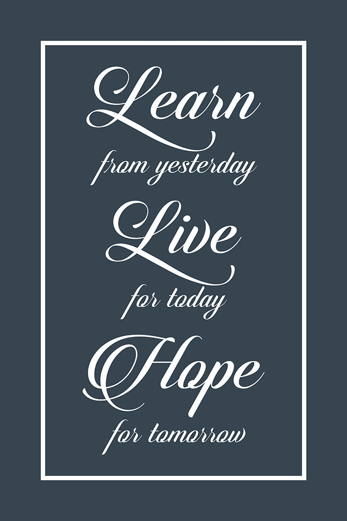Live for today