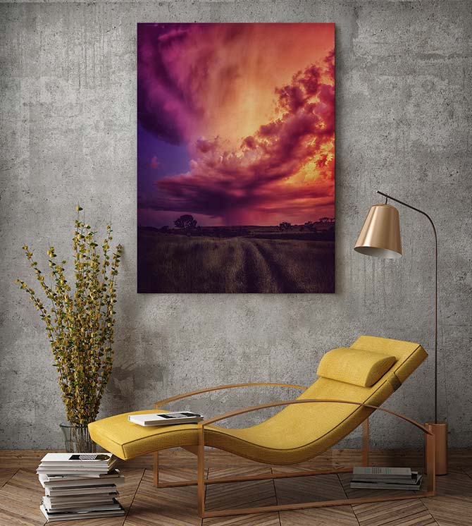 The orange storm